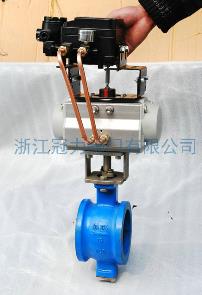 氣動(dòng)V型調(diào)節(jié)球閥能為工業(yè)干什么?